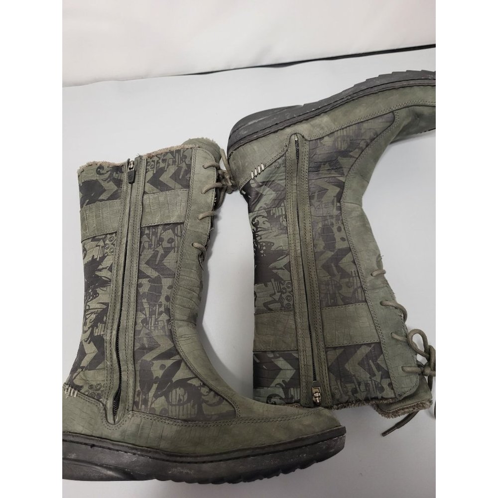 TEVA X Spyder Kiru Aztec Green Snow Winter Boots, Faux Fur Lined, 8.5 - Picture 6 of 9